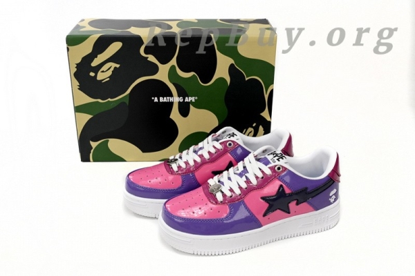 A Bathing Ape Bape Sta Low Purple Mirror Surface 1H20 191 046 - Image 15
