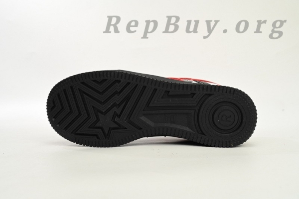 A Bathing Ape Bape Sta Low Shark Black 1H30-191-012-BLK - Image 4