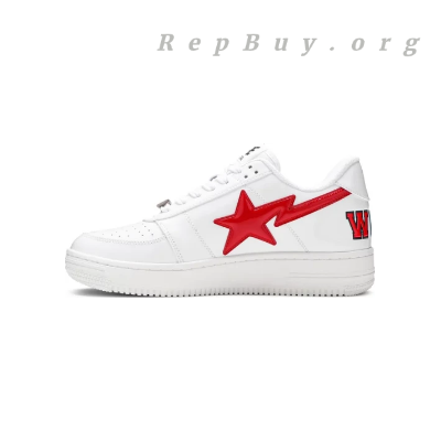 A Bathing Ape Bape Sta Low Shark White 1H30-191-012-WHT