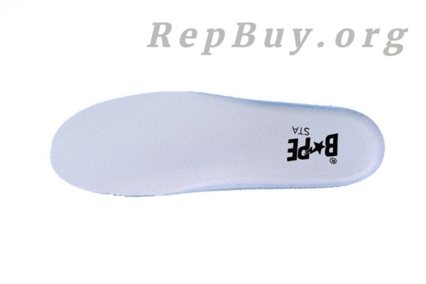 A Bathing Ape Bape Sta Low Silver 1H73 191 921 - 图片 11