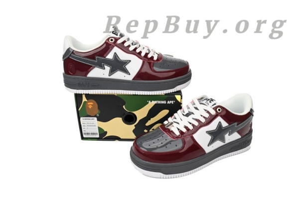 A Bathing Ape Bape Sta Low Sprinkle Red 1180-191-0096 - 图片 13