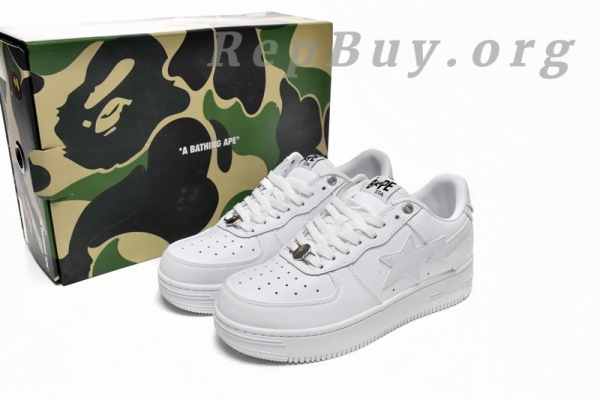 A Bathing Ape Bape Sta Low White 1H70-191-006 - 图片 17