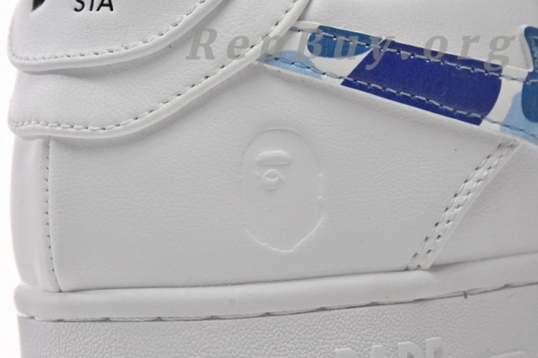 A Bathing Ape Bape Sta Low White Blue Camouflage 1H20-191-045 - 图片 11