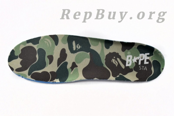 A Bathing Ape Bape Sta Low White Green Camouflage 1H20-191-045 - 图片 13