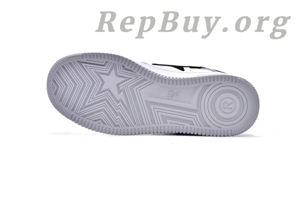 A Bathing Ape Bape Sta Low White Grey 1H70-191-002 - 图片 17