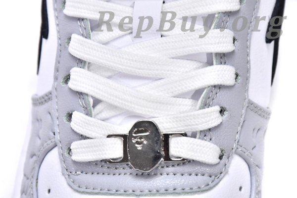 A Bathing Ape Bape Sta Low White Grey 1H70-191-002 - 图片 15