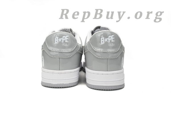 Bape Sta Low White Grey, Bape replica shoes, high quality Bape sneakers, Bape Sta Low replica, A Bathing Ape copy shoes, best Bape Sta knockoff, Rao Noodles design sneakers, 1170-191-021 Bape shoes, premium Bape duplicates, exact copy Bape Sta Low