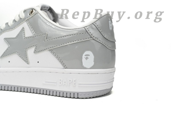 Bape Sta Low White Grey, Bape replica shoes, high quality Bape sneakers, Bape Sta Low replica, A Bathing Ape copy shoes, best Bape Sta knockoff, Rao Noodles design sneakers, 1170-191-021 Bape shoes, premium Bape duplicates, exact copy Bape Sta Low