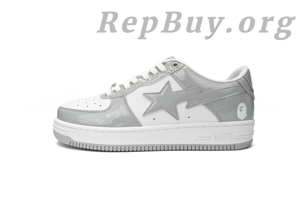 Bape Sta Low White Grey, Bape replica shoes, high quality Bape sneakers, Bape Sta Low replica, A Bathing Ape copy shoes, best Bape Sta knockoff, Rao Noodles design sneakers, 1170-191-021 Bape shoes, premium Bape duplicates, exact copy Bape Sta Low