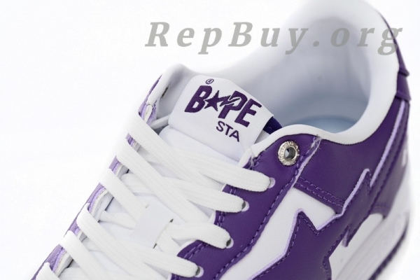 A Bathing Ape Bape Sta Low White Purple 1170 0191 007 - 图片 7