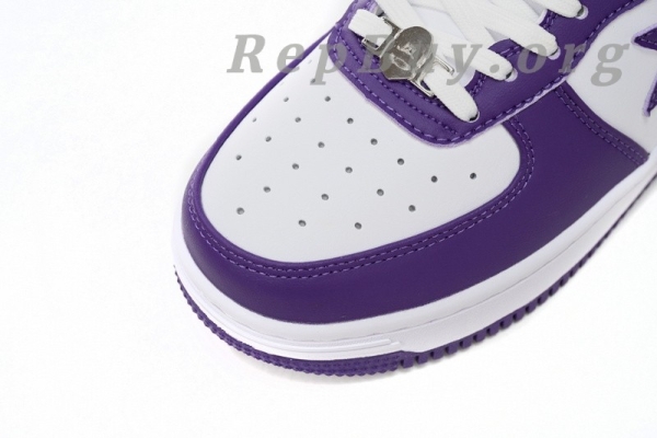 A Bathing Ape Bape Sta Low White Purple 1170 0191 007 - 图片 6