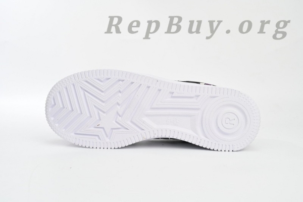 A Bathing Ape Bape Sta Low White Purple Color Spray 1J22 291 004 - Image 4