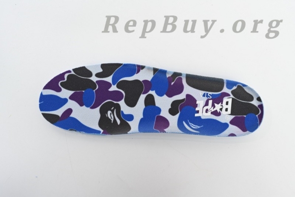 A Bathing Ape Bape Sta Low White Purple Color Spray 1J22 291 004 - Image 10