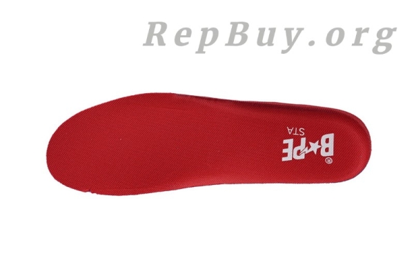 A Bathing Ape Bape Sta Low White Red Border 1J30-291-017 - Image 11