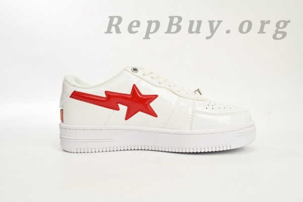A Bathing Ape Bape Sta Low White Shark 1F70-191-004 - 图片 3