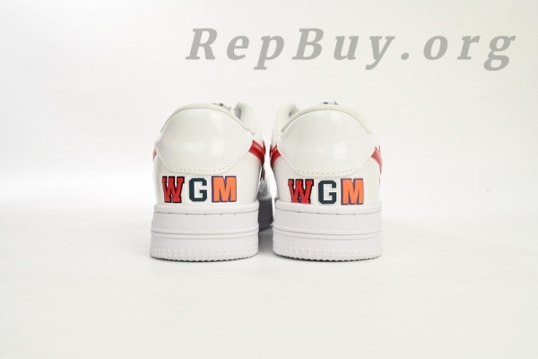 A Bathing Ape Bape Sta Low White Shark 1F70-191-004 - 图片 4
