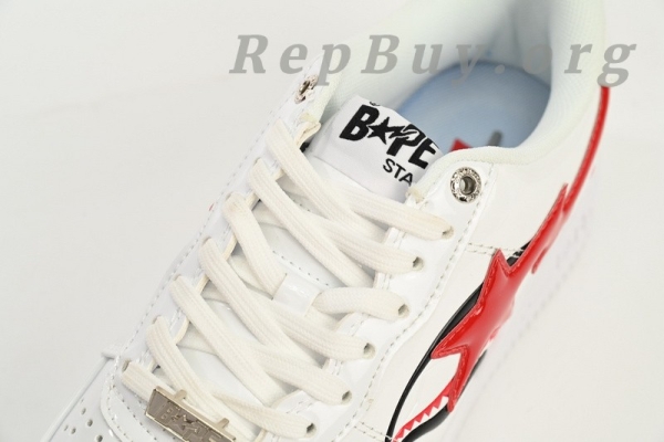A Bathing Ape Bape Sta Low White Shark 1F70-191-004 - 图片 7