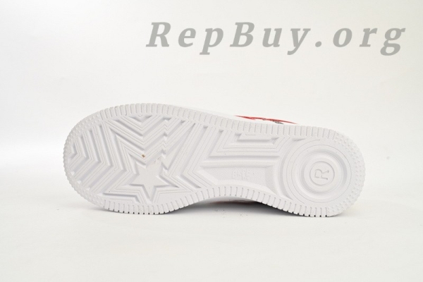 A Bathing Ape Bape Sta Low White Shark 1F70-191-004 - 图片 5