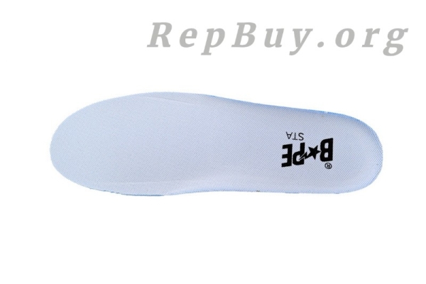 A Bathing Ape Bape Sta Low White Snake Skin Pattern 1I80 191 009 - Image 11