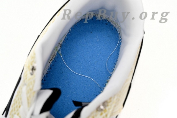 A Bathing Ape Bape Sta Low White Snake Skin Pattern 1I80 191 009 - Image 13