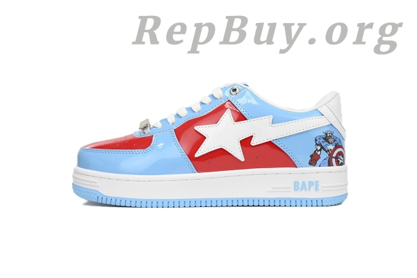 Bape Sta Marvel Captain America, High Quality Replica Bape Shoes, 1:1 Bape Sta Sneakers, Best Bape Replica, Bape Sta Captain America, Fake Bape Shoes, Replica A Bathing Ape Sneakers, Bape Sta Marvel Comics, Bape 1I73-291-903