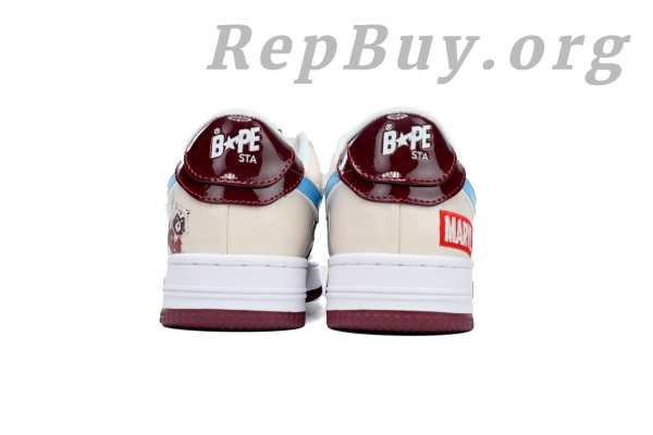Bape Sta Marvel Comics Rocket Raccoon, high quality replica Bape shoes, 1:1 Bape Sta sneakers, best Bape Sta knockoffs, premium replica Marvel Comics shoes, A Bathing Ape dupes, Bape Sta 1I73-291-906 copy