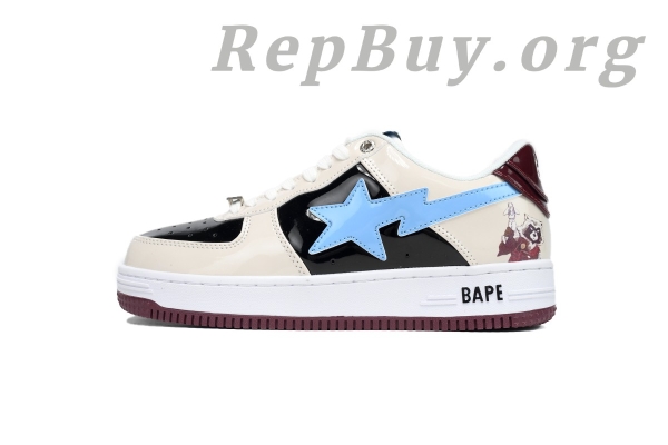 Bape Sta Marvel Comics Rocket Raccoon, high quality replica Bape shoes, 1:1 Bape Sta sneakers, best Bape Sta knockoffs, premium replica Marvel Comics shoes, A Bathing Ape dupes, Bape Sta 1I73-291-906 copy