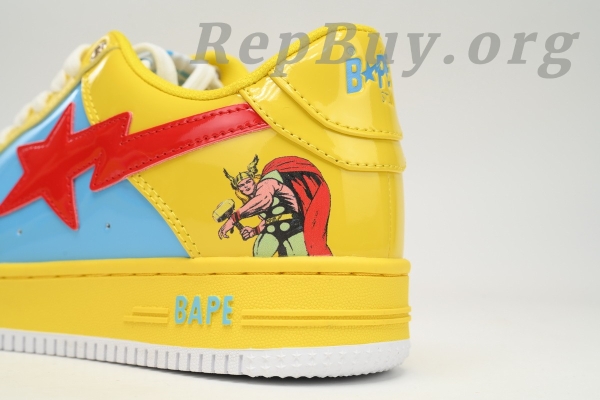 Bape Sta Thor, Bape Marvel Shoes, Bape Sta Marvel Comics, High Quality Replica Bape, Bape Thor Sneakers, 1I73-291-905, Bape Sta Replica, Bape Shoes Copy, Fake Bape Sta Thor, Bape Sneakers Replica