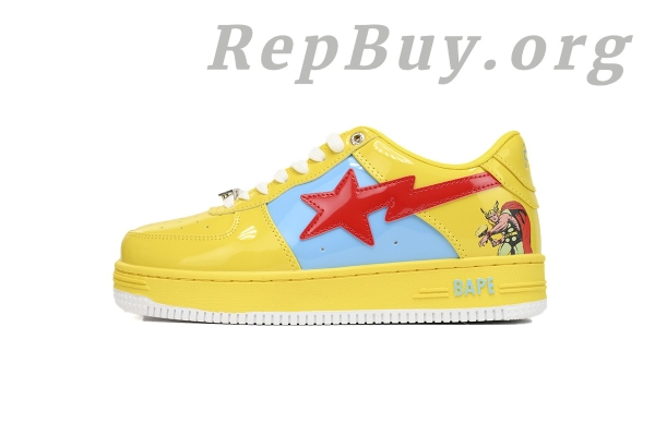 Bape Sta Thor, Bape Marvel Shoes, Bape Sta Marvel Comics, High Quality Replica Bape, Bape Thor Sneakers, 1I73-291-905, Bape Sta Replica, Bape Shoes Copy, Fake Bape Sta Thor, Bape Sneakers Replica