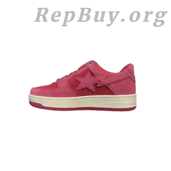 A Bathing Ape Bape Sta Pink Suede 1H70-191-004