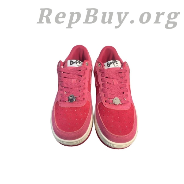 A Bathing Ape Bape Sta Pink Suede 1H70-191-004 - 图片 6