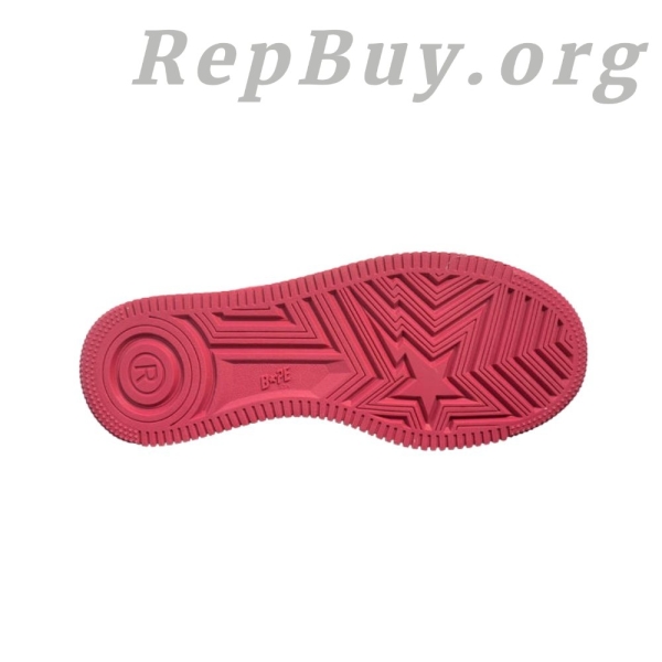 A Bathing Ape Bape Sta Pink Suede 1H70-191-004 - 图片 4