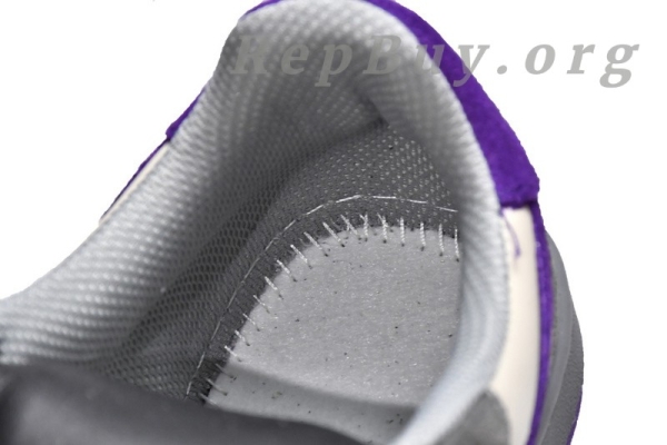 A Bathing Ape Court Sta Mist Grey Royal Purple 1G70-191-032 - Image 6