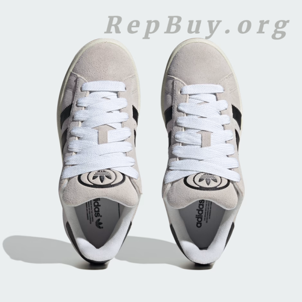 Aadidas Campus 00s Crystal White Core Black GY0042 - 图片 4