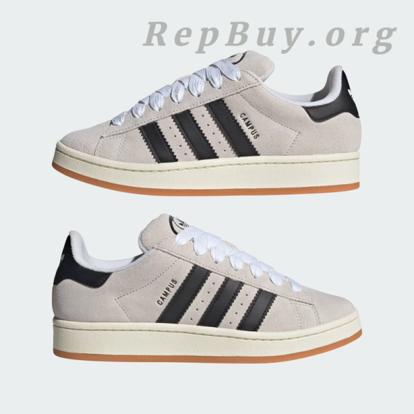 Aadidas Campus 00s Crystal White Core Black GY0042 - 图片 10