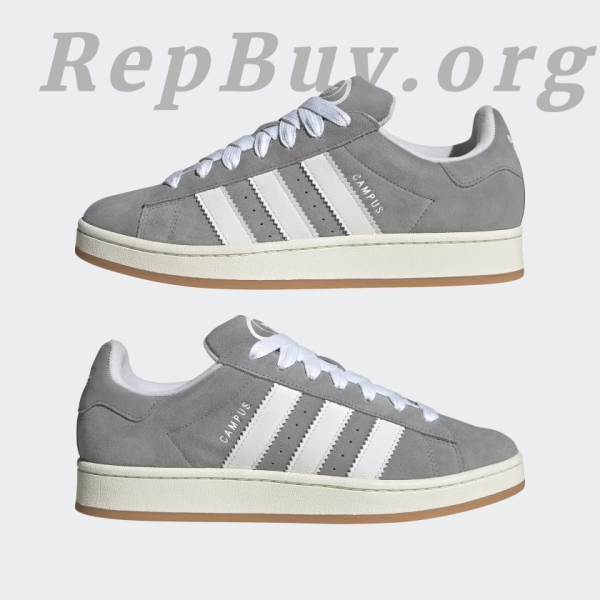 Adidas Campus 00s Grey White HQ8707 - Image 5