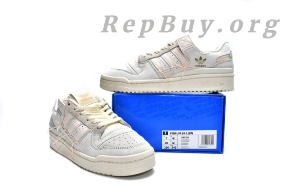 adidas Forum 84 Low Off White Halo Blush GW0299 - 图片 14