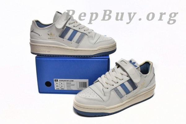 adidas Forum 84 Low White Altered Blue GW4333 - 图片 17