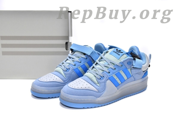 adidas Forum Buckle Low Bad Bunny Blue Tint GY9693 - 图片 18
