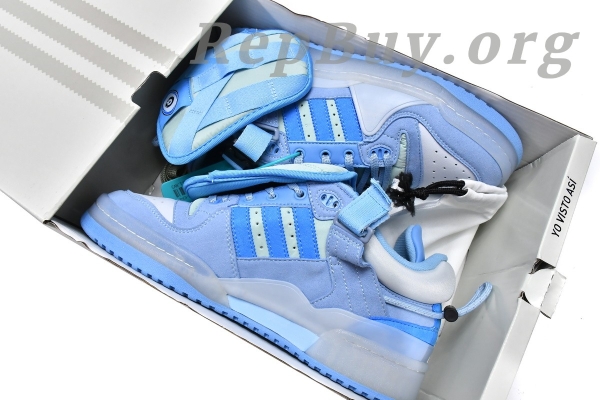 adidas Forum Buckle Low Bad Bunny Blue Tint GY9693 - 图片 19