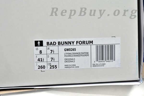adidas Forum Low Bad Bunny Pink Easter Egg GW0265 - 图片 17