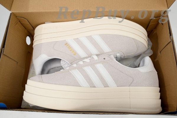 Adidas Gazelle Bold Grey White HQ6893 - 图片 10