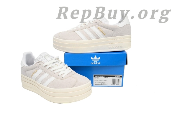 Adidas Gazelle Bold Grey White HQ6893 - 图片 12