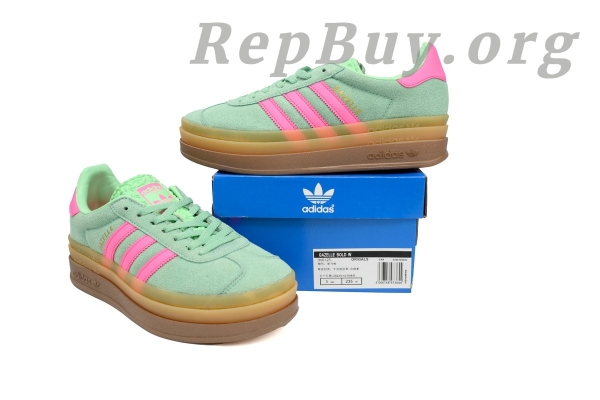 Adidas Gazelle Bold Pulse Mint Pink H06125 - 图片 11