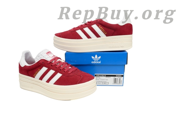 Adidas Gazelle Bold Shadow Red HQ6892 - 图片 12