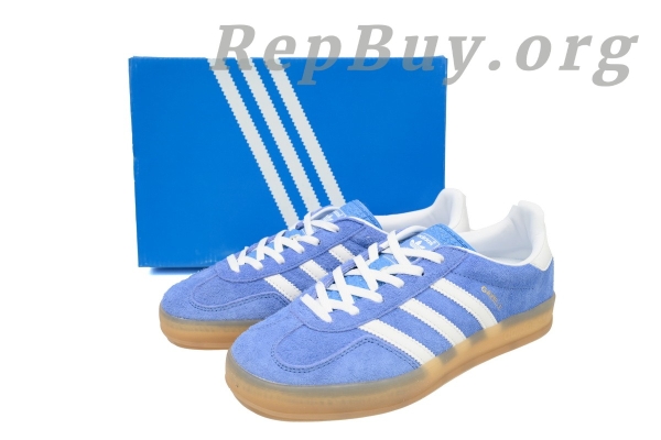 Adidas Gazelle Indoor Blue Fusion Gum HQ8717 - 图片 11