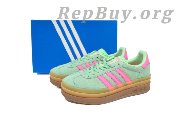 Adidas Gazelle Indoor Bold Pulse Mint Pink HO6125 - 图片 11