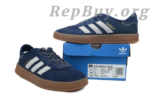 Adidas Gazelle Indoor CLOT By Edison Chen Collegiate Navy IH3725 - 图片 10