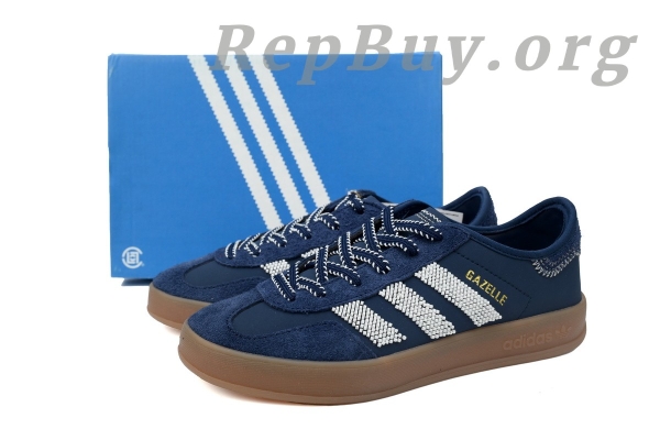 Adidas Gazelle Indoor CLOT By Edison Chen Collegiate Navy IH3725 - 图片 11