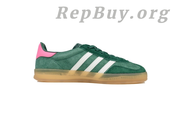 Adidas Gazelle Indoor Collegiate Green Lucid Pink IG5929 - 图片 2
